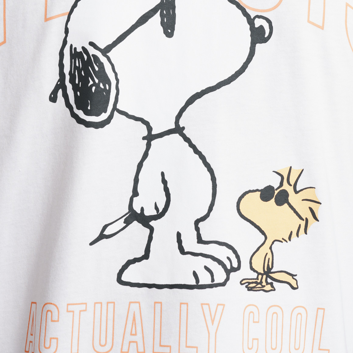 Jonas Nielsen Peanuts T-Shirt mit Print weiss