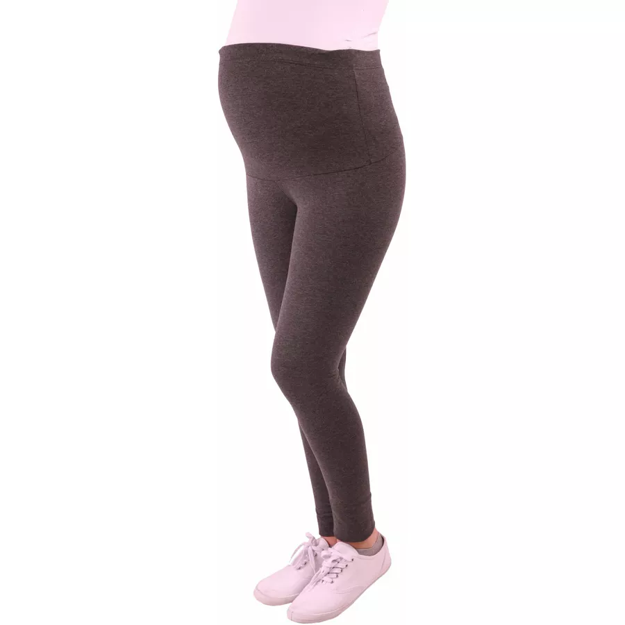 M.M.C. Umstandsleggings Komfortabel Dunkelgrau