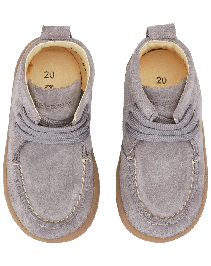 Schnür-Lauflernschuh MOCCA II LACE in grey