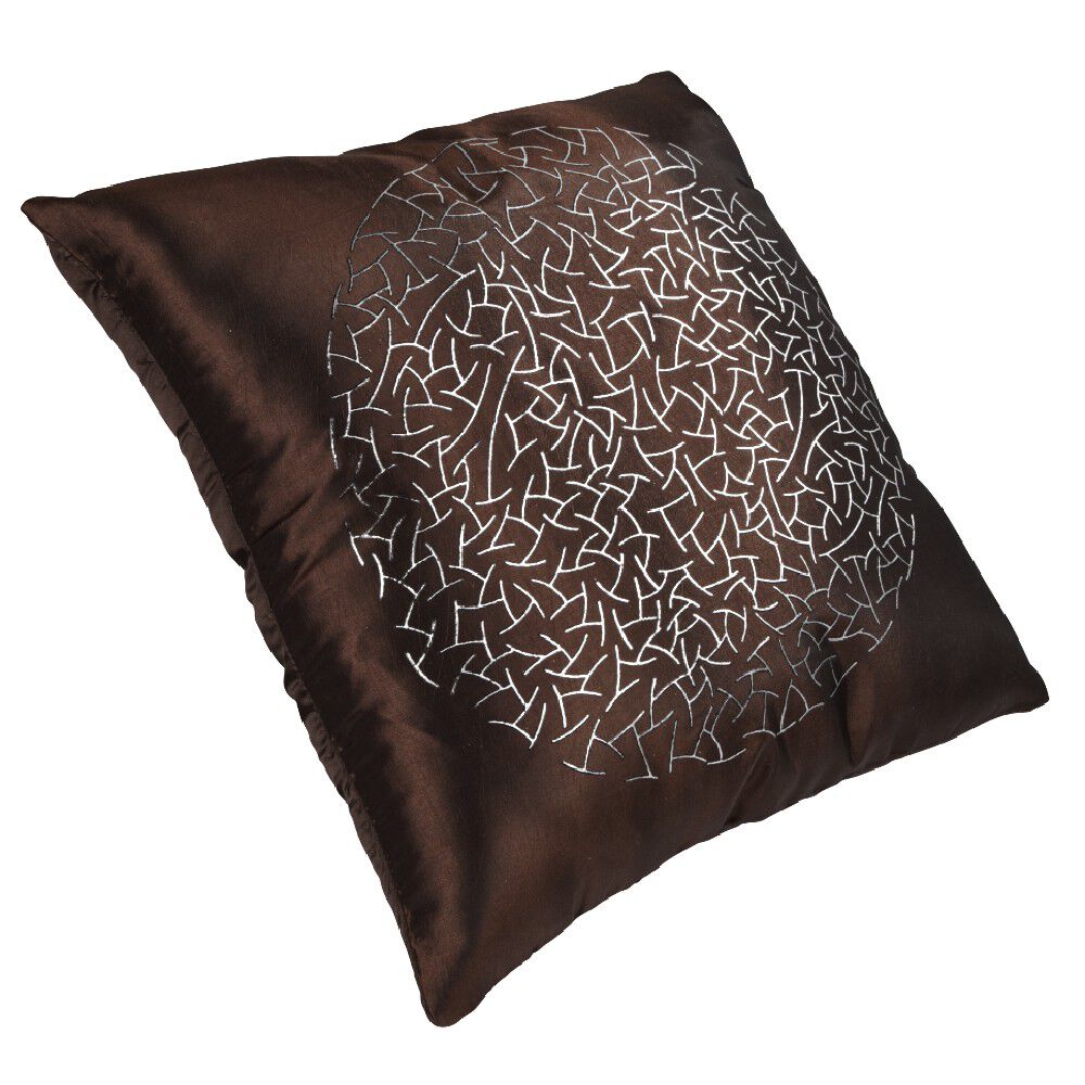 Housse de coussin effet satiné