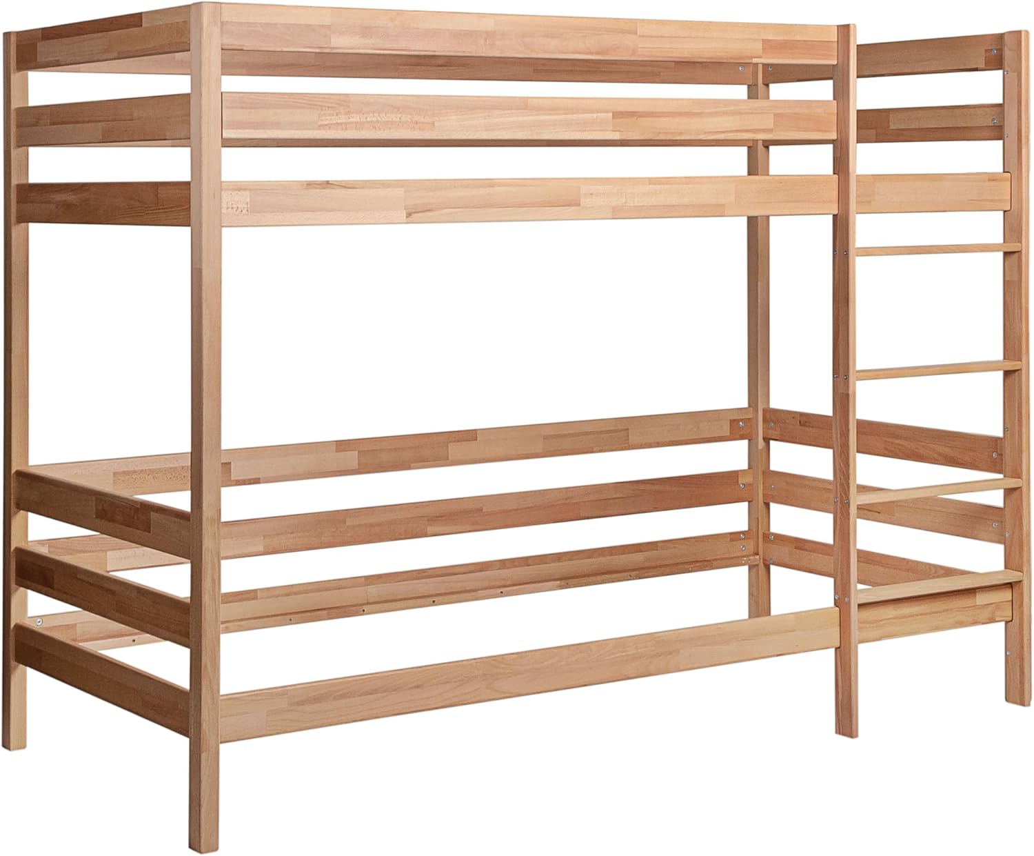 Krok Wood Etagenbett Kinderbett Doppelbett Jugendbett Sydney aus Massivholz in Buche 90×200×160 cm