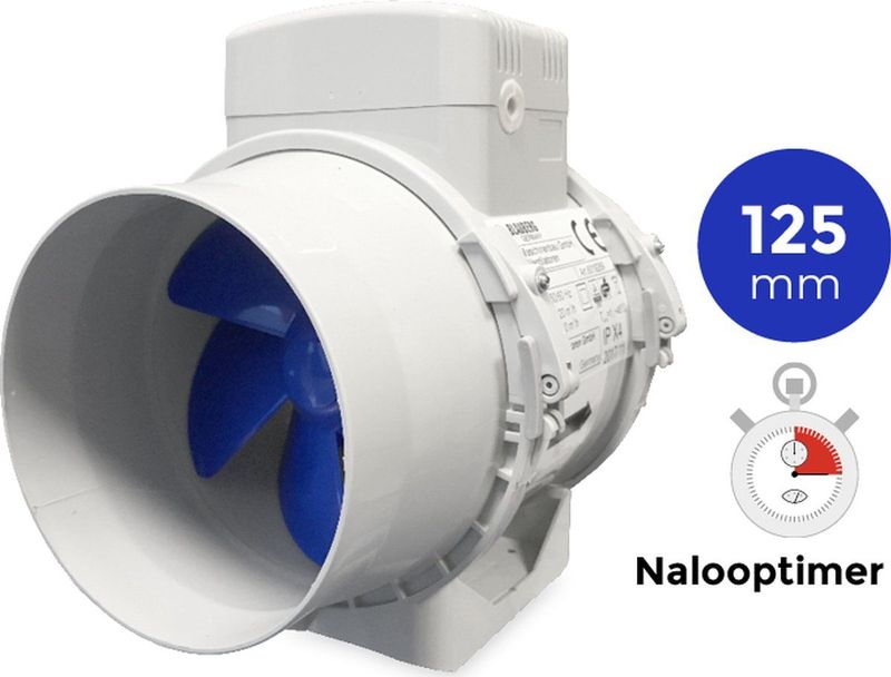 Blauberg - BL Turbo 125 - Buisventilator - Geluidsgeïsoleerd