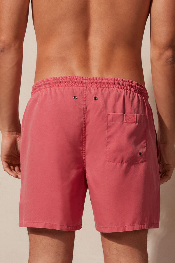 Maiô boxer com lavagem stone wash
