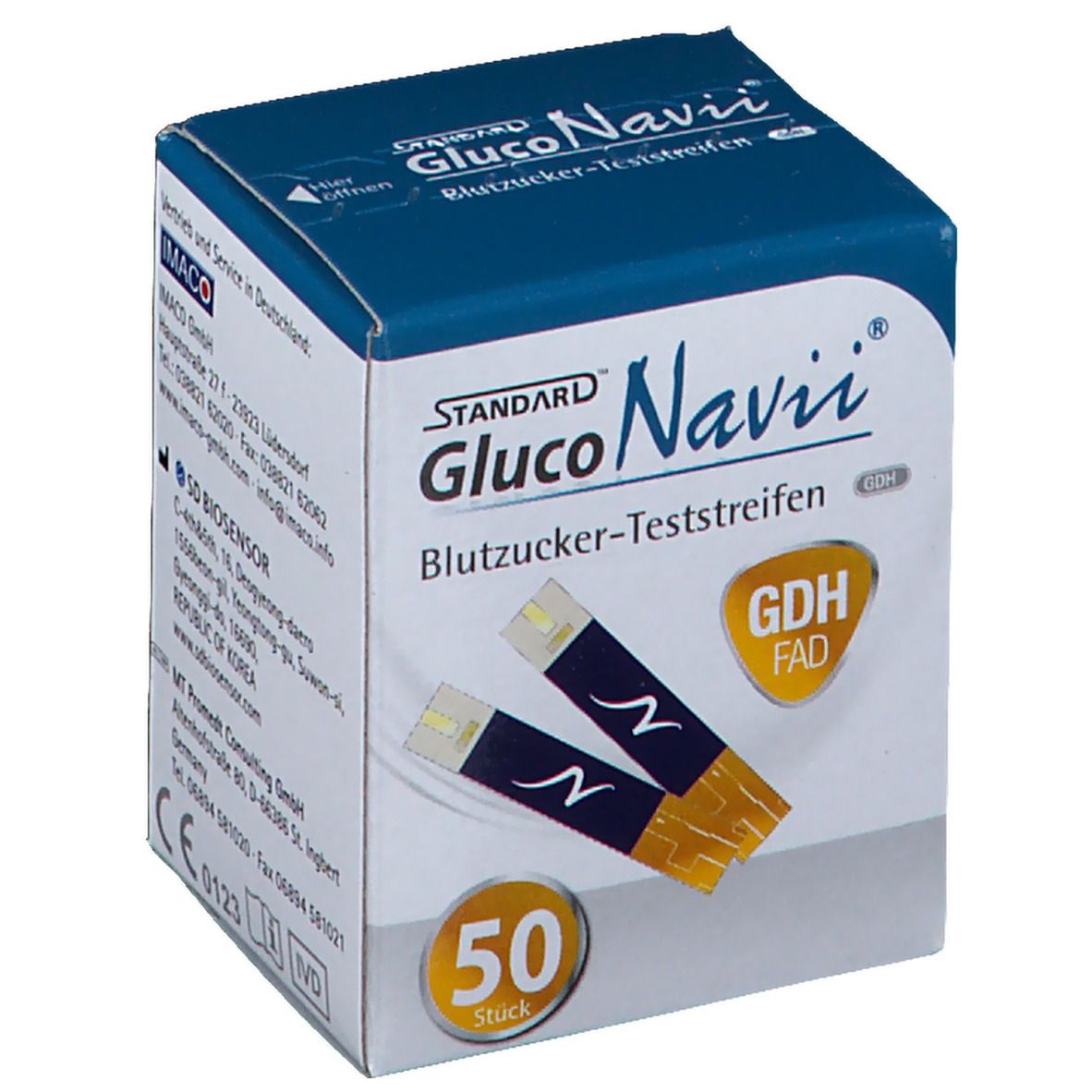 SD GlucoNavii® Blutzucker-Teststreifen GDH FAD