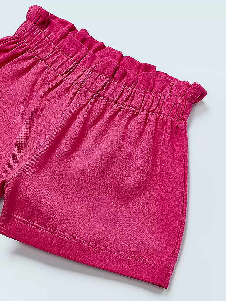 MAYORAL Baby Set 3-teilig Shirt, Top und Shorts pink