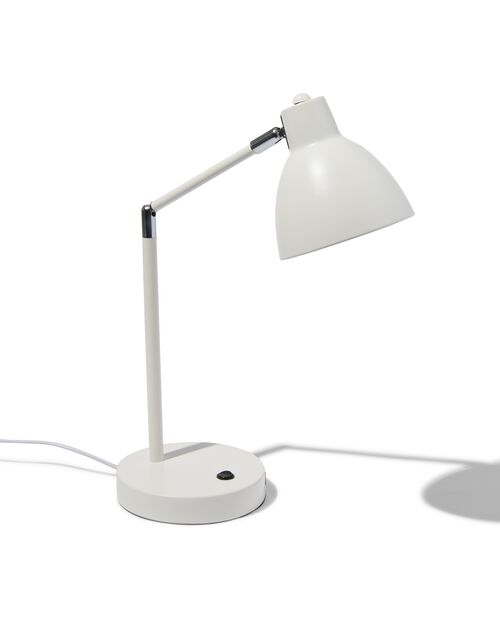 lampe de bureau avec port USB blanche