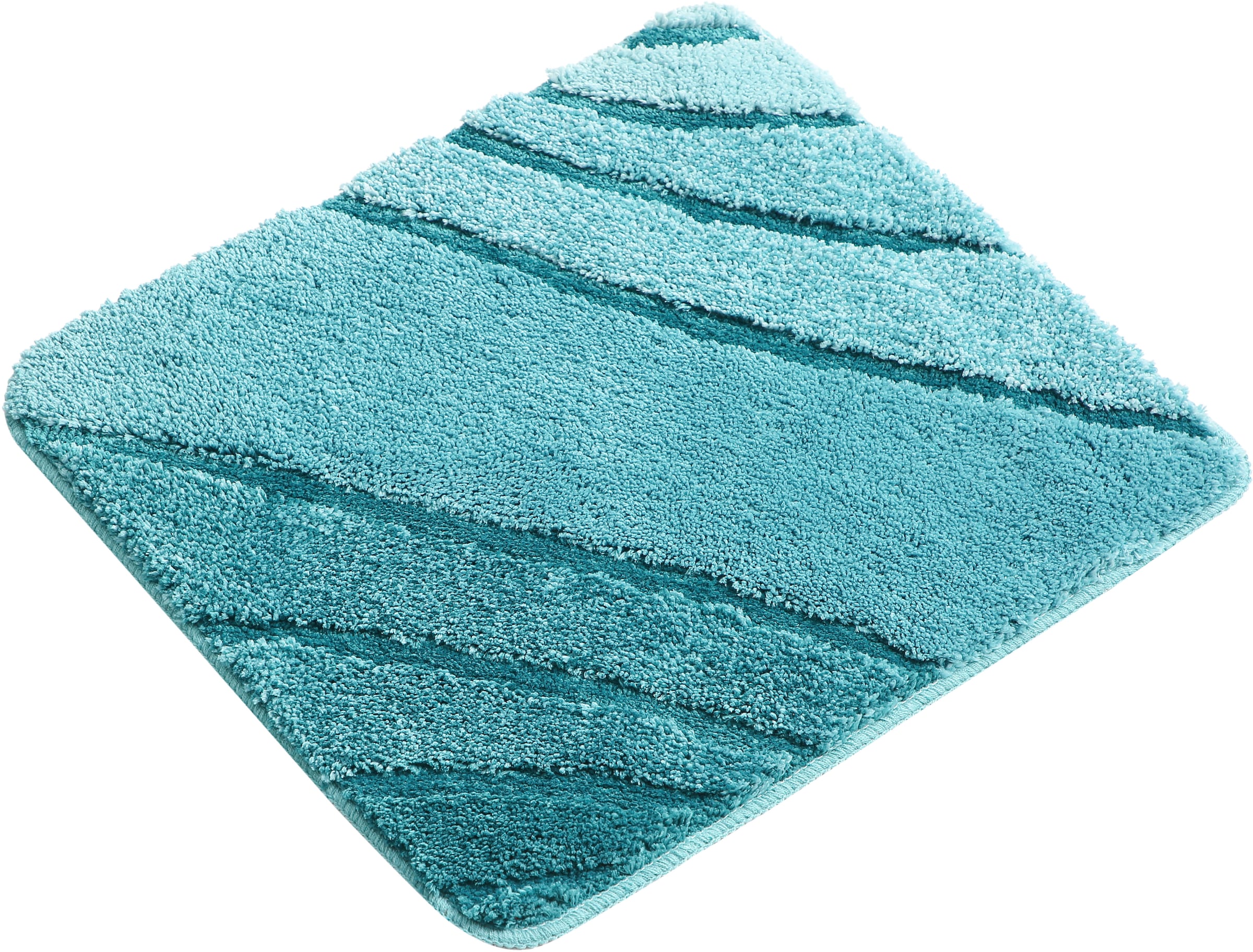 GOODproduct Badematte »Josie, Badvorleger, Badezimmer Teppich« Höhe 20 mm rutschhemmend beschichtet fussbodenheizungsgeeignet | schnell trocknend | strapazierfähig Badteppich, Badematten, rechteckig, rund & als 3-tlg. Set erhältlich