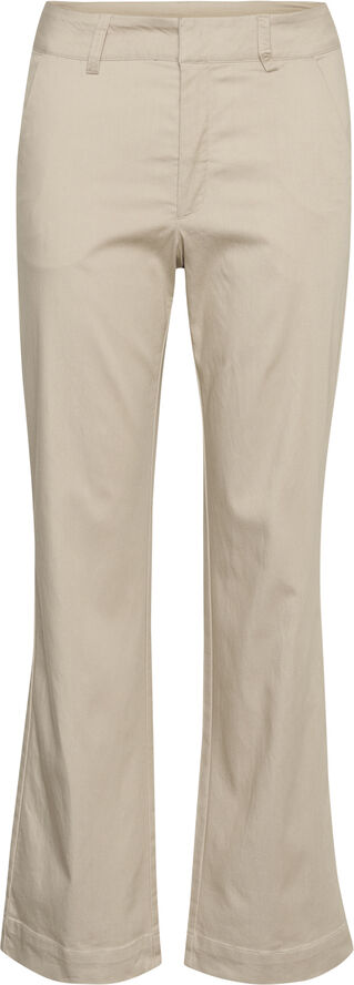 Kaffe KAlea Flared Chino Pants Feather gray