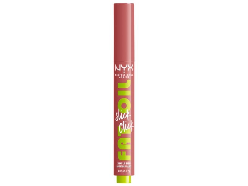 NYX Professional Makeup Lippenbalsam Fat Oil Slick Click 01 Pflegender Lippenstift mit ölhaltiger Formel