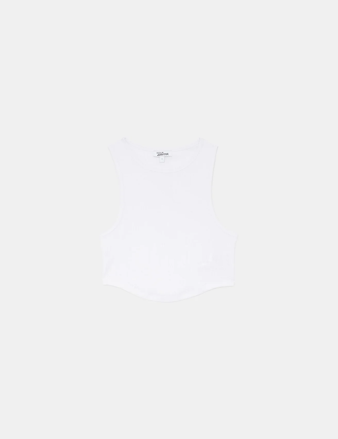 Débardeur court blanc