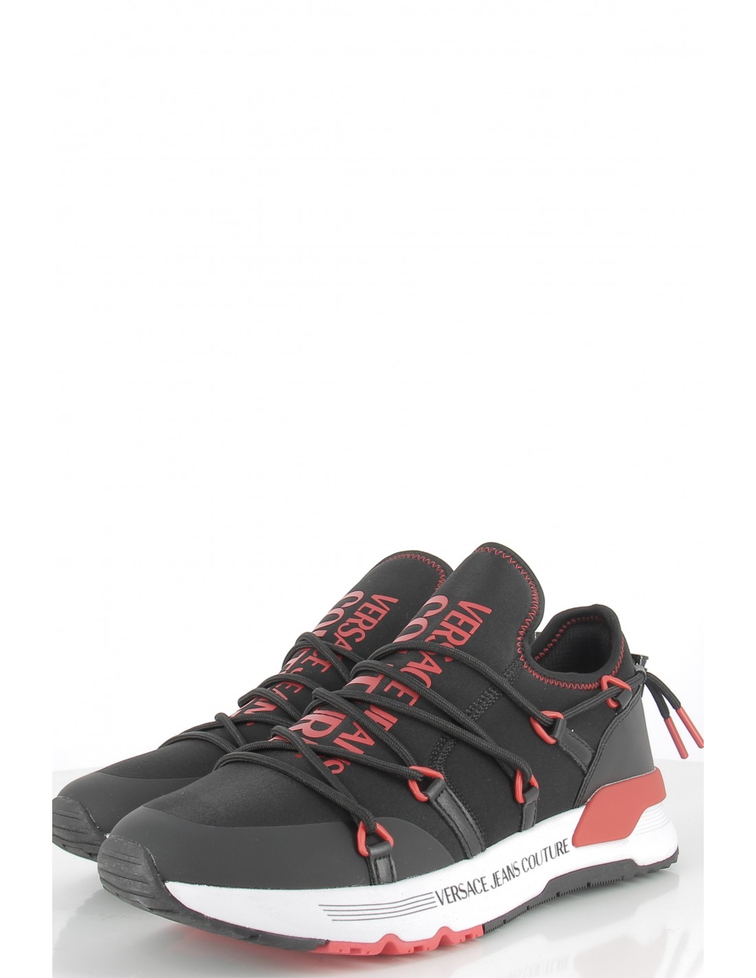versace Baskets de ville homme dynamic black/red