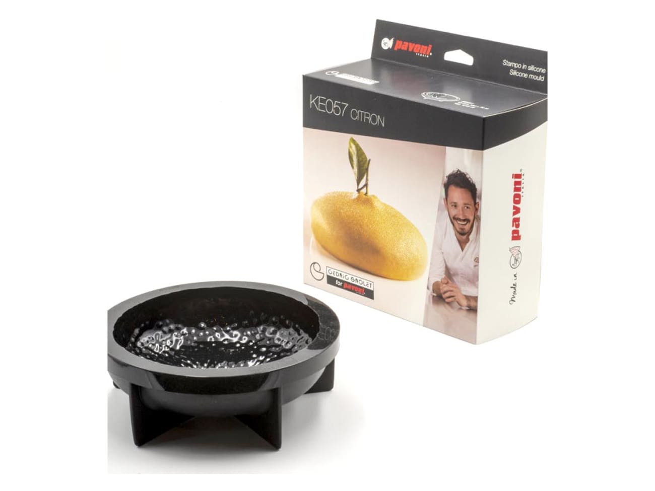 Moule silicone Citron - format gâteau - Par Cedric Grolet - Pavoni