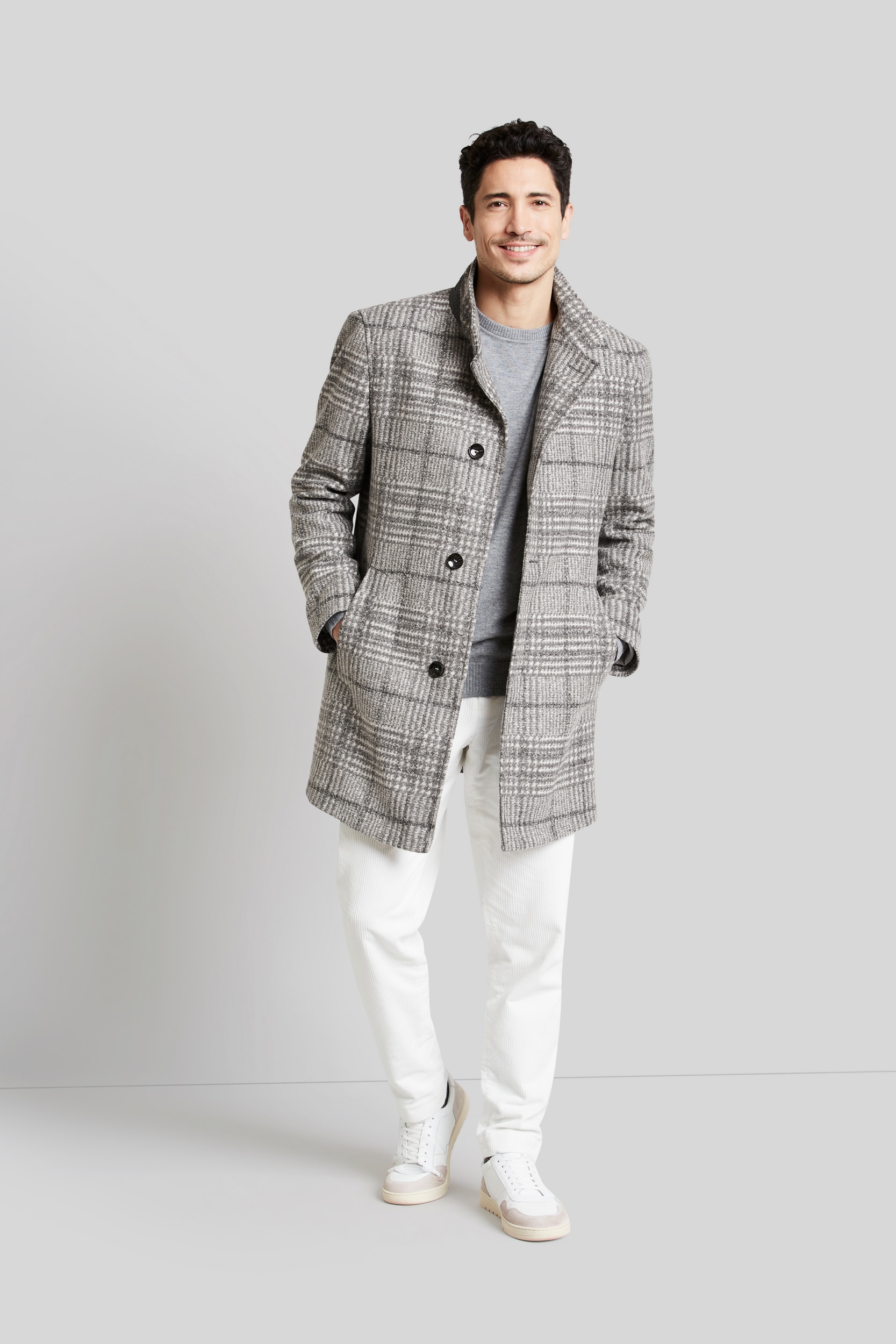 bugatti Wollmantel , im Karodesign