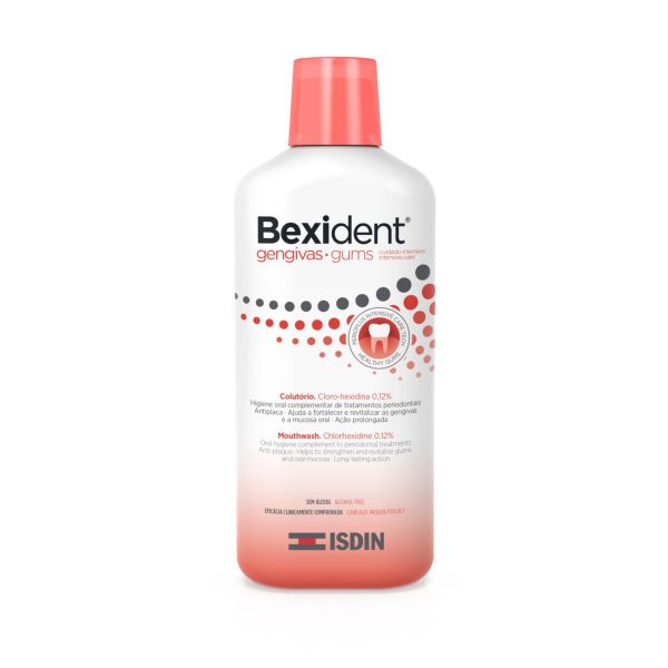 Elixir Isdin Bexident Gengivas Clorhexidina Colutório 500ml