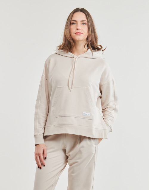Tommy Hilfiger - LONG HOODIE - Beige