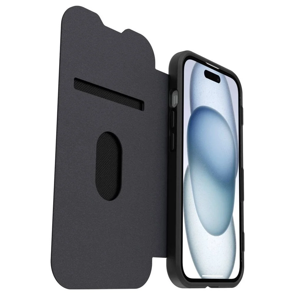 iPhone 16e MagSafe Book Cover Tasche React Folio Series (77-97827) - Schwarz