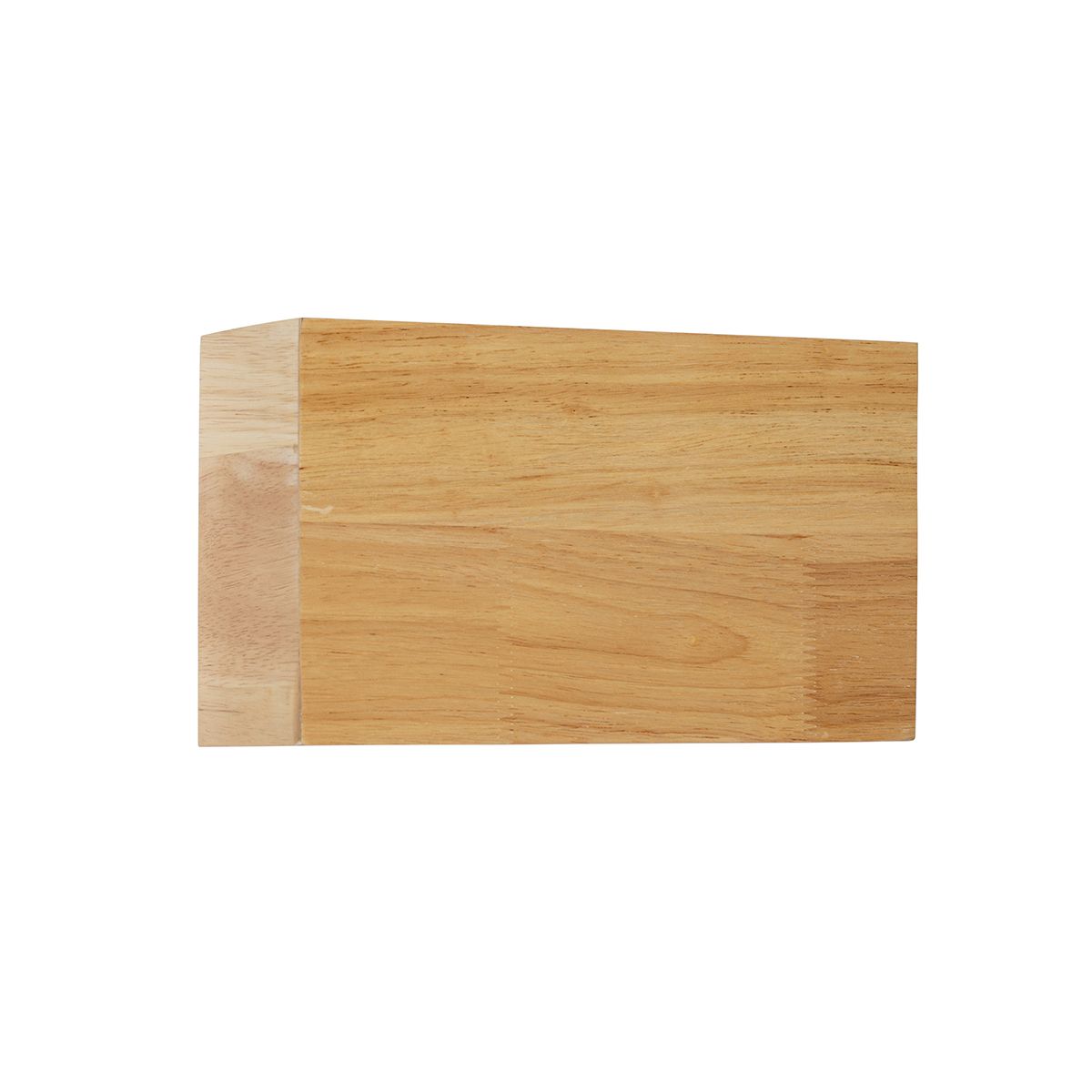 Landelijke wandlamp eiken hout 2-lichts - Otan