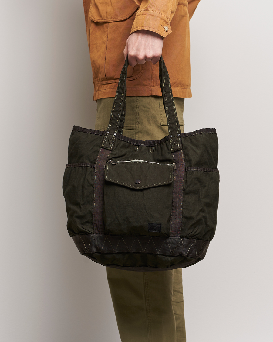 Porter-Yoshida & Co. Crag Tote Bag Khaki