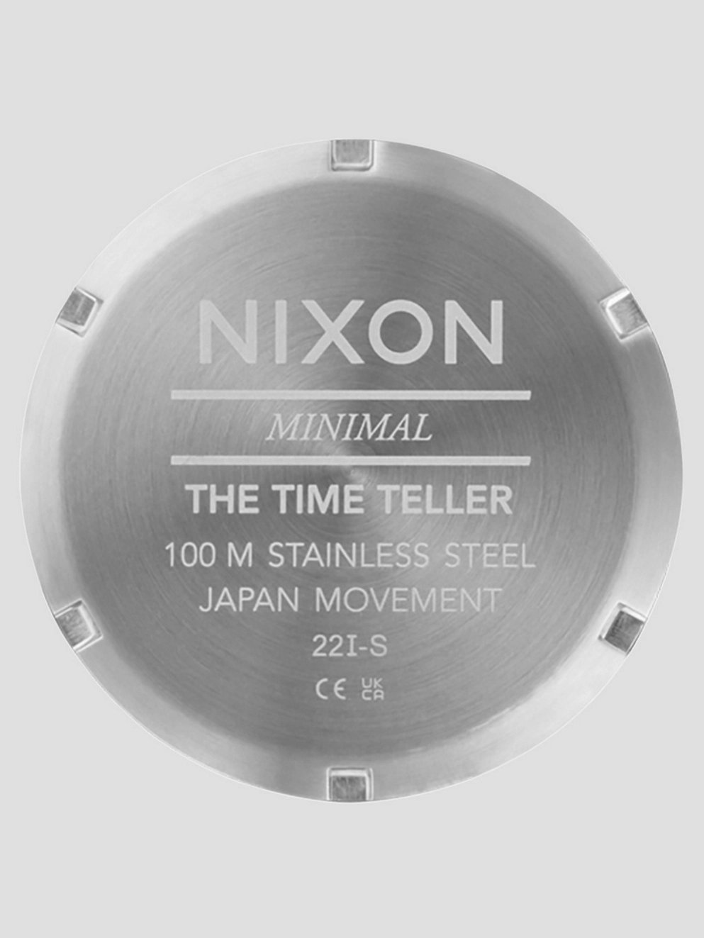 Nixon The Time Teller Watch fisheye/silver/black