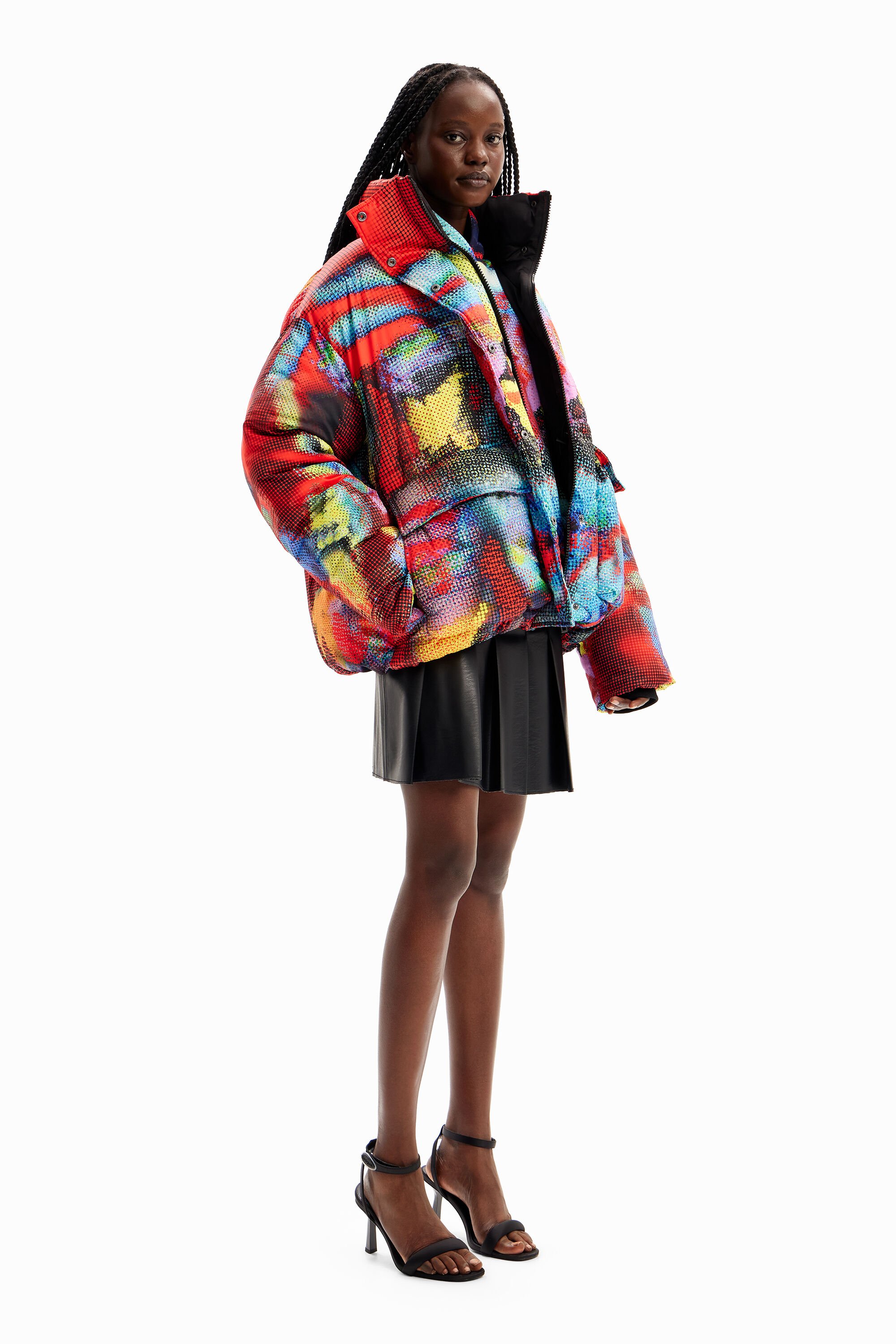 Jaqueta acolchoada oversized María Escoté