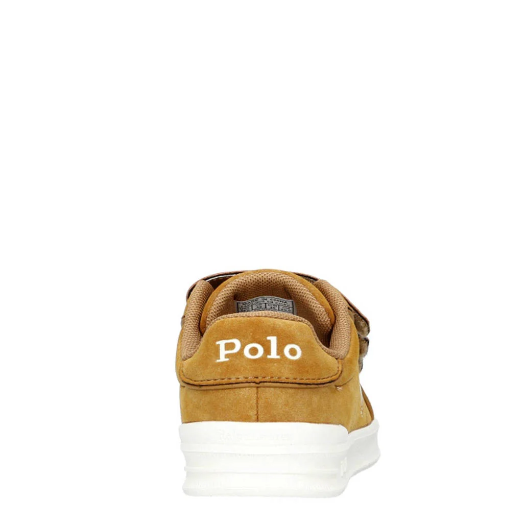 Ralph Lauren Heritage Court III Schoolkind suède sneakers oker