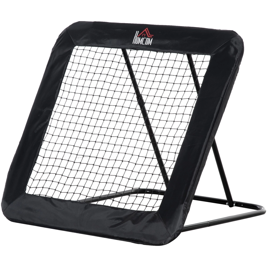 HOMCOM Rebounder mit Bodennagel schwarz