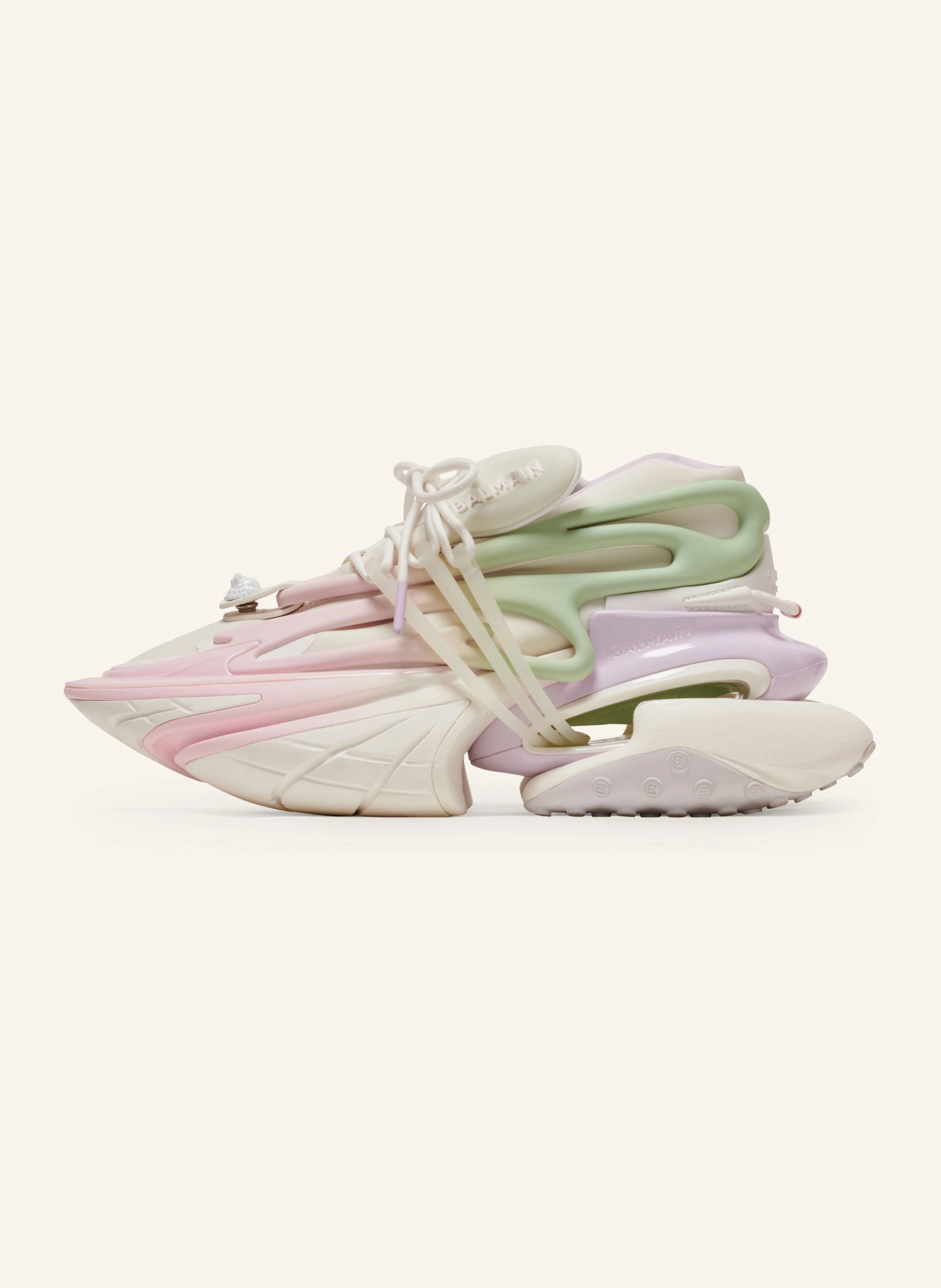 BALMAIN Sneakers Unicorn aus Neopren und Leder