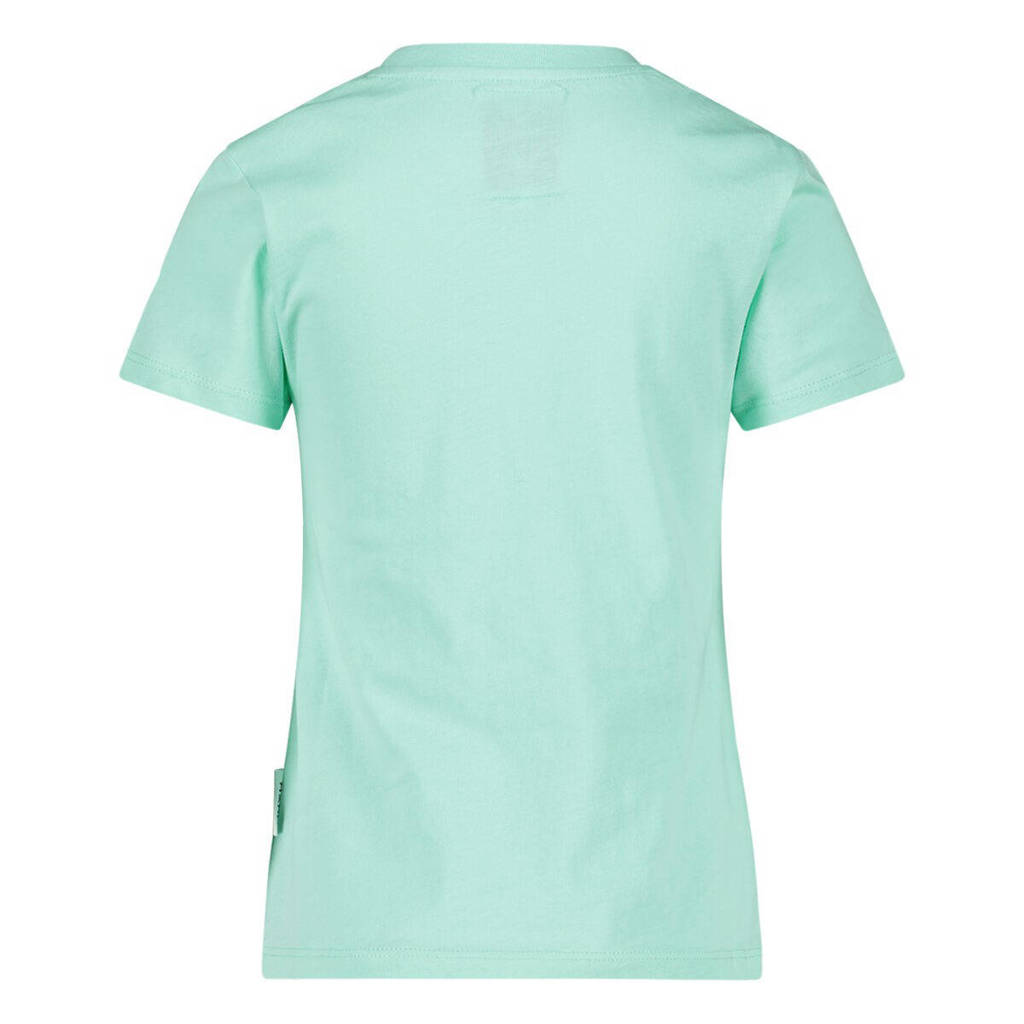 Me & My Monkey T-shirt June met logo mintgroen