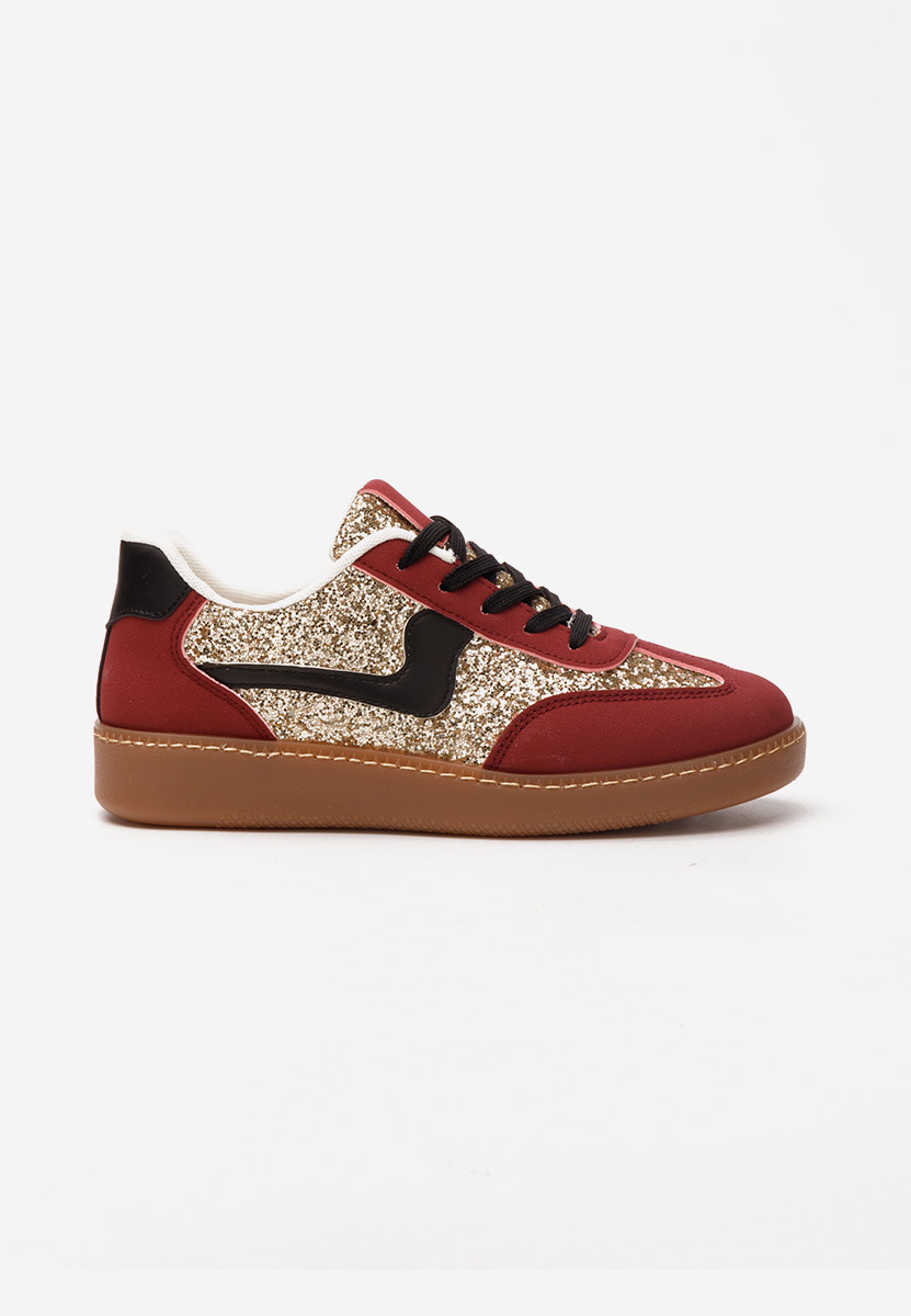 Baskets pour femme rouges Akirame