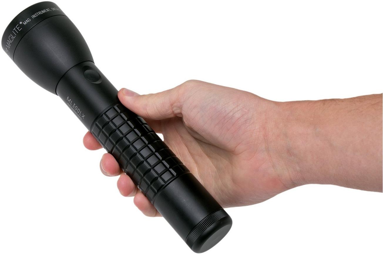 Maglite ML300LX-S2CC6L zaklamp type 2-D cell, zwart