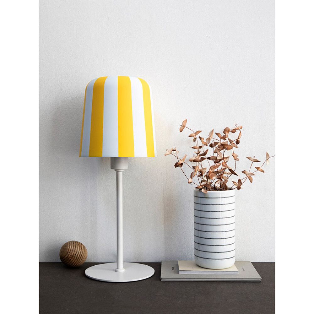BORDLAMPE DYBERG LARSEN GRY GUL/HVIT