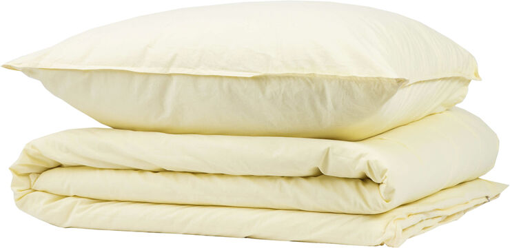 Magasin du Nord Collection Stonewashed sengesæt 140x220 pastel yellow Stonewash pastel yellow