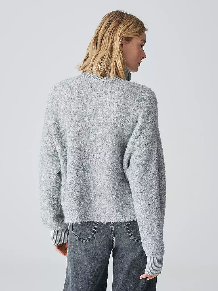 OPUS Strickjacke DARILA hellgrau