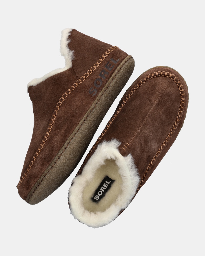 Sorel Manawan II Pantoffels  - bruin
