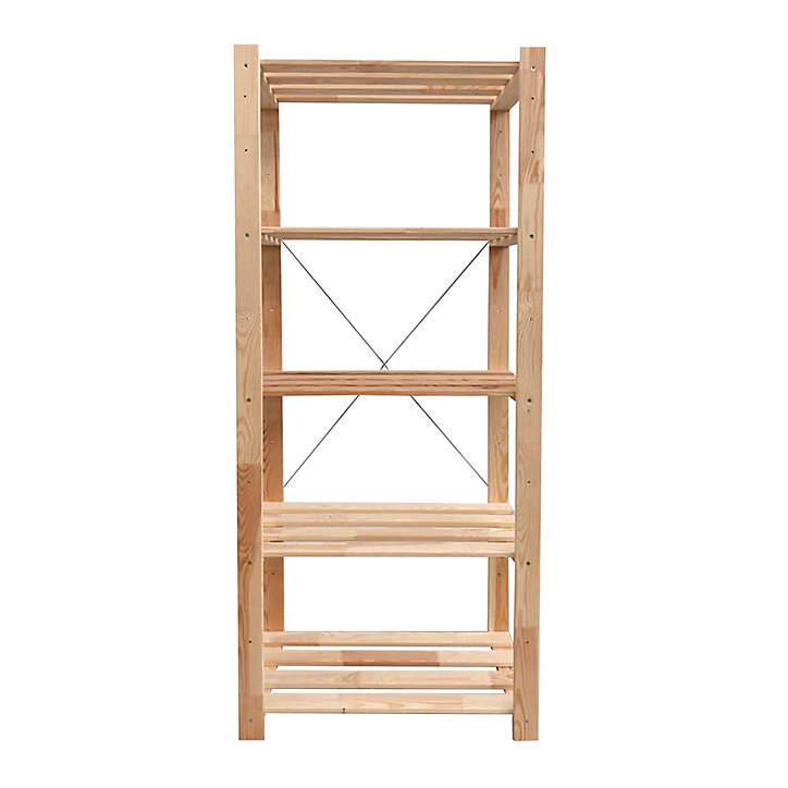 Étagère de garage bois Form Symbios 5 tablettes L. 75 x H. 170 x P. 40 cm