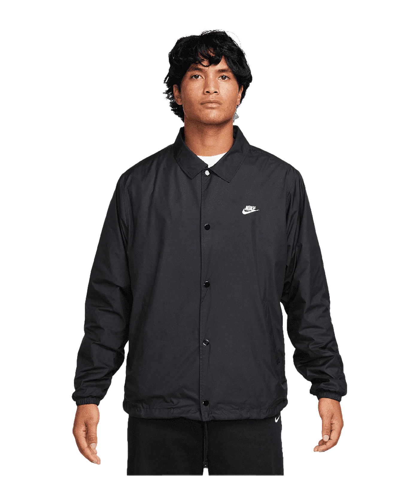 Nike Club Coach Jacke Schwarz Weiss F010