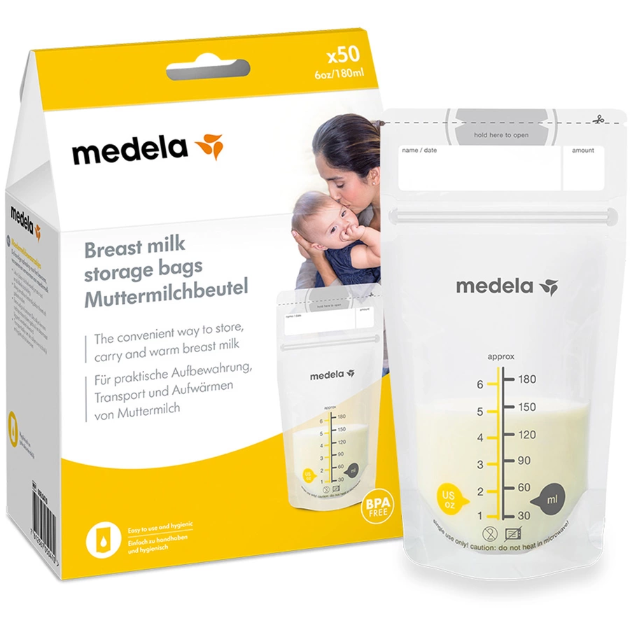 Medela Muttermilchbeutel 180 ml 50 Stück