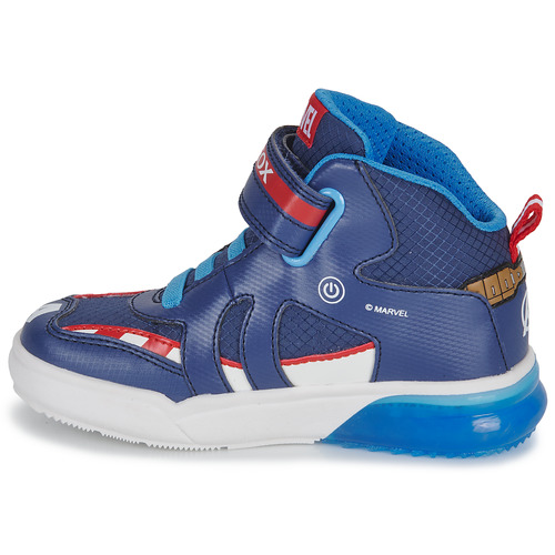 Geox - J GRAYJAY BOY C - Bleu / Rouge