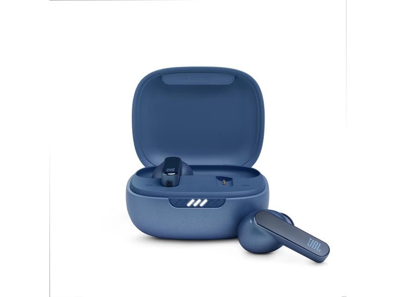 JBL True Wireless In-Ear-Kopfhörer LIVE PRO 2 TWS Blau Komplett kabellose In-Ear-Kopfhörer