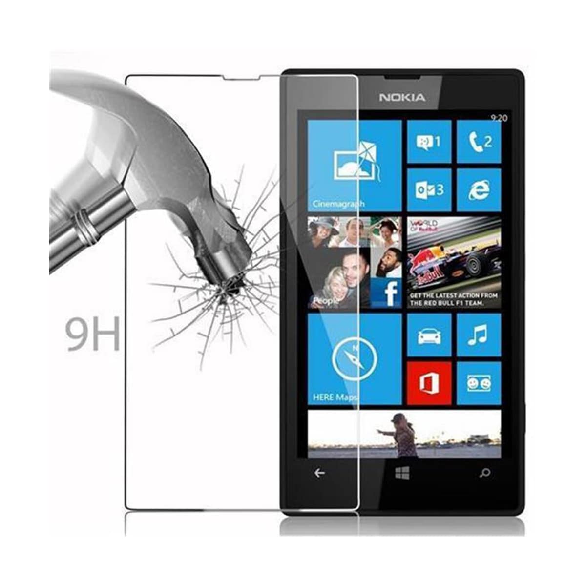Nokia Lumia 520 / 521 Skjermbeskytter Skärmskydd