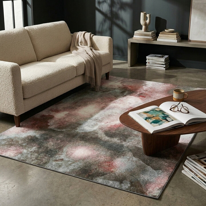 Design vloerkleed - Lunara Rood
