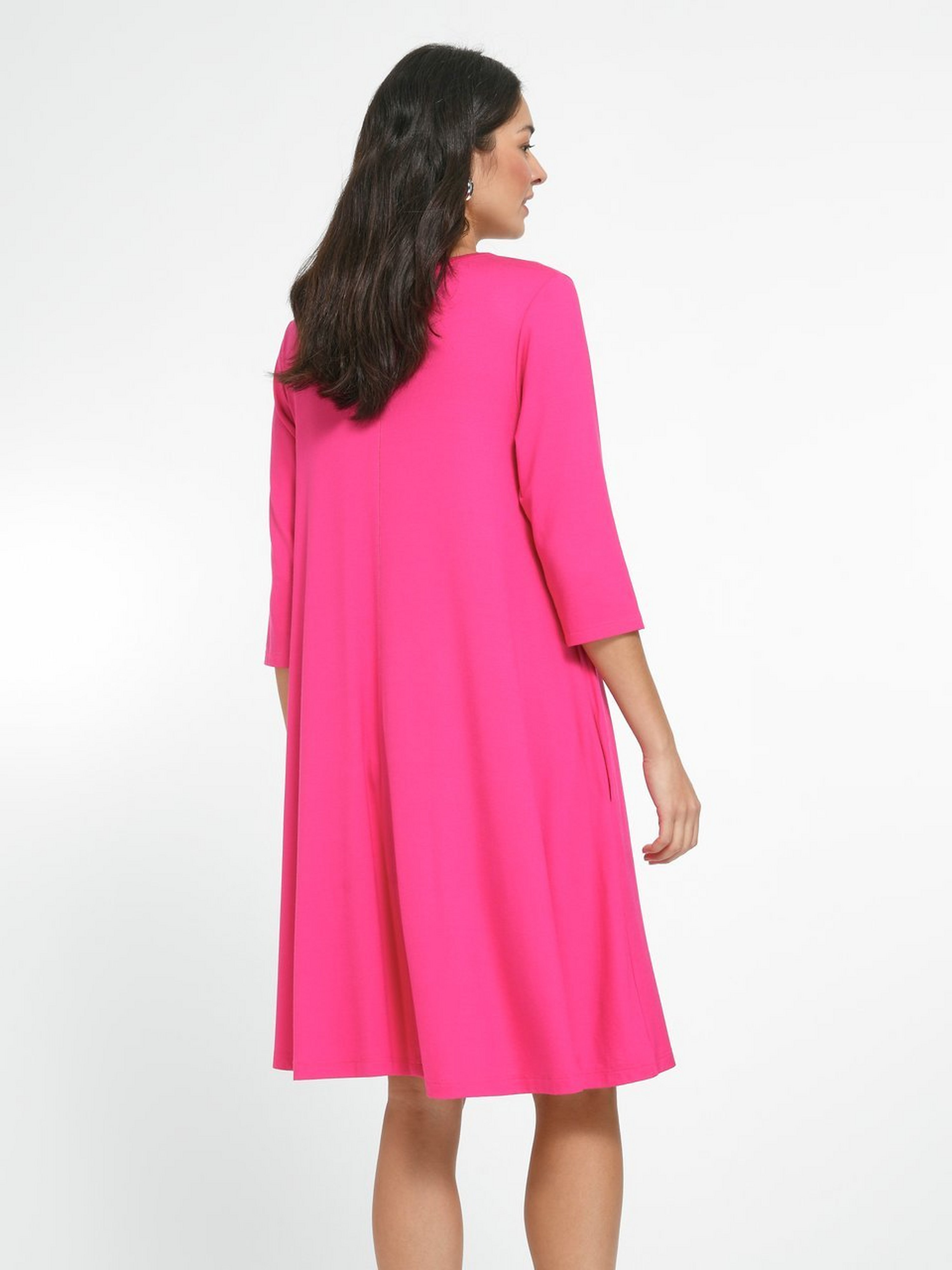 Jersey-Kleid mit 3/4-Arm