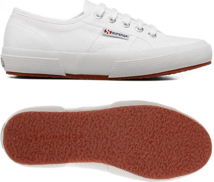 Superga 2630 Stripe Multi Logo Lage sneakers Wit