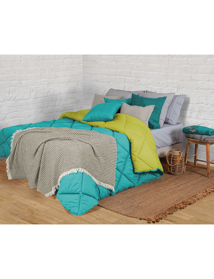 Turquoise Bicolor Duvet