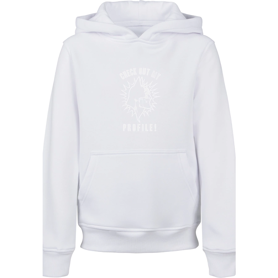 F4NT4STIC Hoodie DC Comics Batman Check out my Profile weiß
