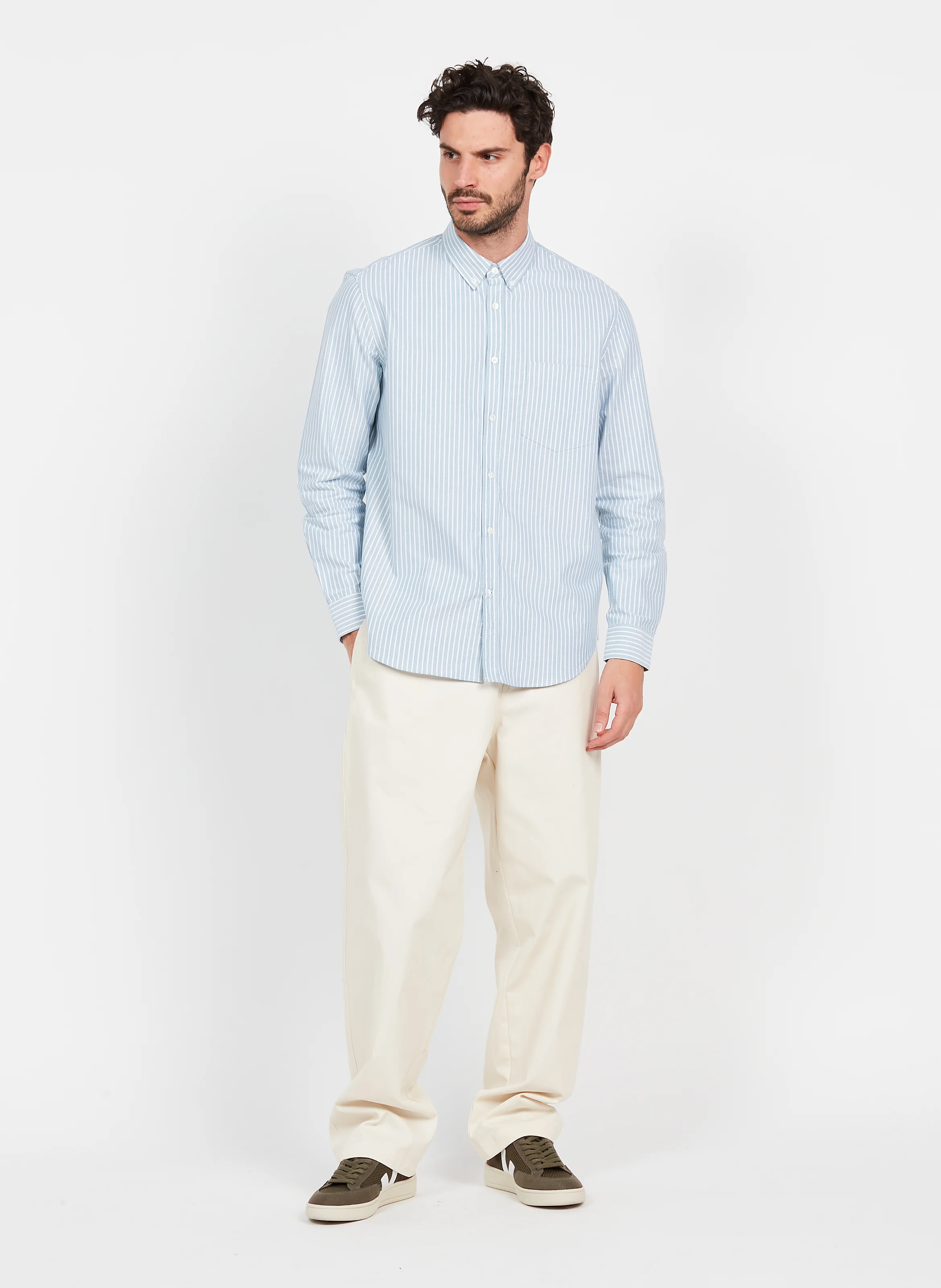 Chino droit 100 coton | Beige