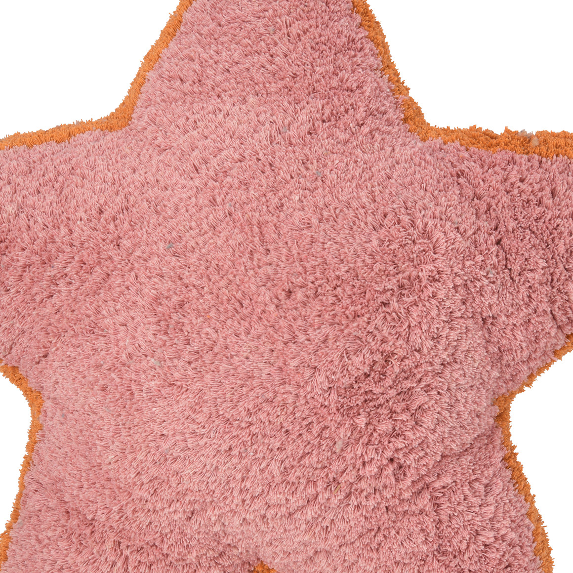 Topolino Sternenkissen aus Teddyplüsch rosa