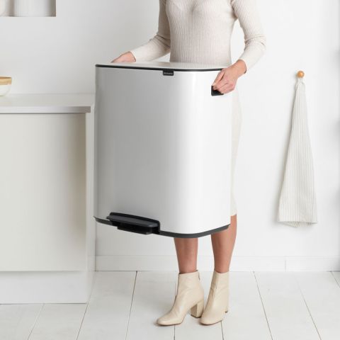Bo Pedaalemmer, 1 binnenemmer, 60 liter - White