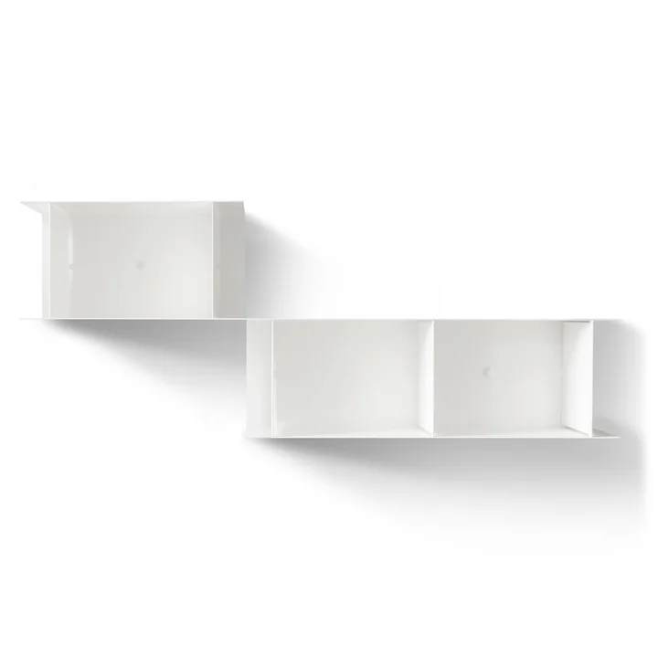 vonbox - Wandregal Blurry, weiss (RAL 9016)