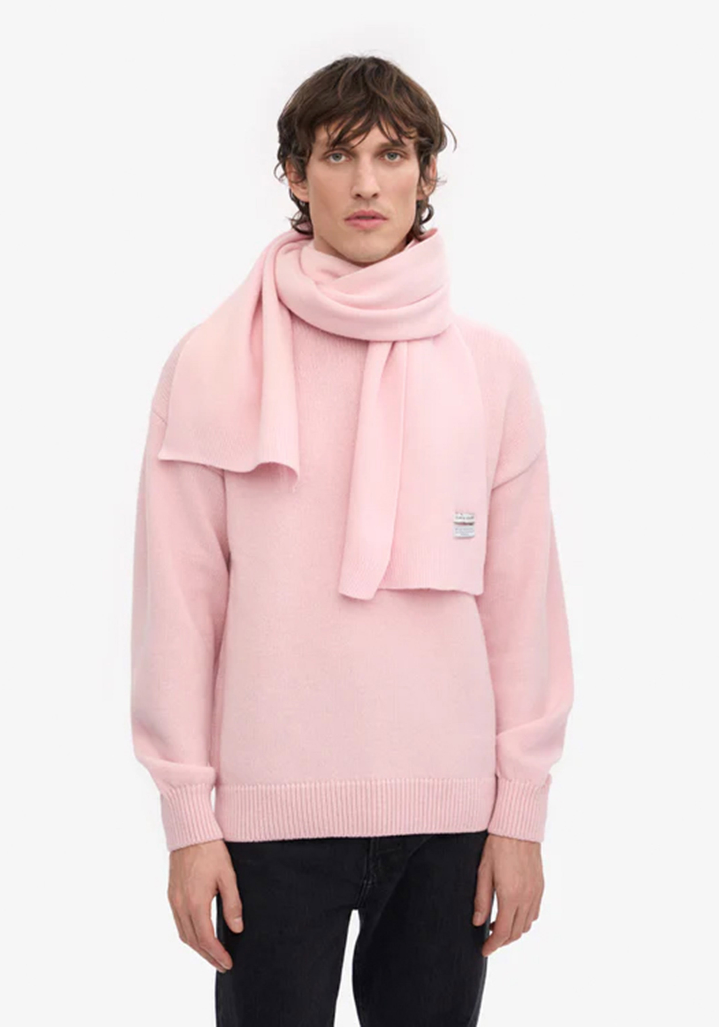 Colorful Standard Merino-Wollschal Faded Pink